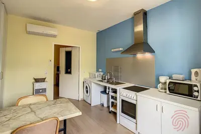 Image de Charmant F2 climatisé avec terrasse, proche Thermes, parking privé, animaux acceptés