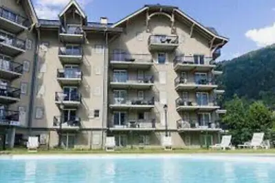 Image de Appartement St Gervais, 3 pièces avec vue et piscine