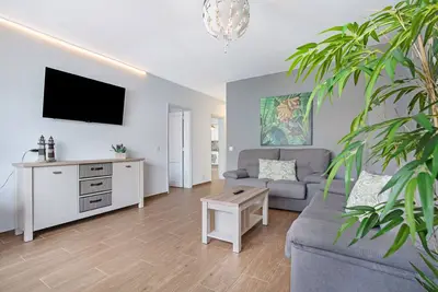 Image de Maison de vacances 'La Bisagra 1a' près de la plage avec vue sur la mer, balcon et Wi-Fi.