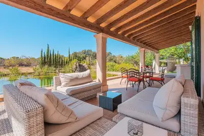 Villa \"Eco Villa Na Clavet\" avec vue sur les montagnes, piscine privée et Wi-Fi