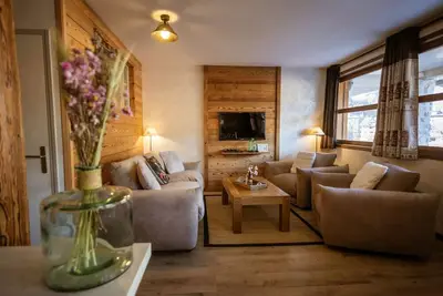 Image de Confort moderne 4 pièces, 8 pers, proche pistes et école de ski, Wifi, animaux accueillis