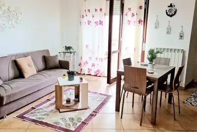 Terraced apartment with splendid sea view