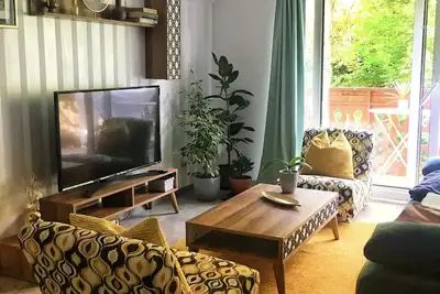 Image de Beautifully designed 80 sqm spacious oasis in the forest, family friendly
