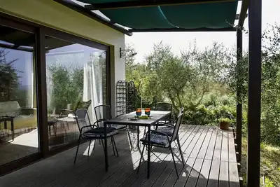 Detached house surrounded by nature