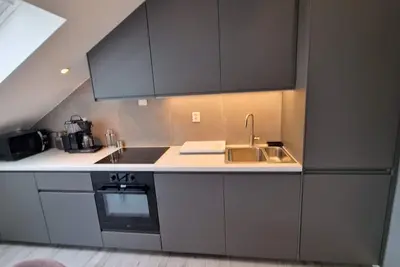 Newly renovated loft apartment with a panoramic view of the sea.