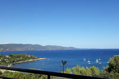 Image de Magnificent sea view 150 m from the beach, private domain of Gaou Benat