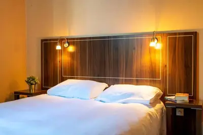 Image de 1er étage, piscine, sauna, terrasse, parking, télévision, 27m², Pra Loup