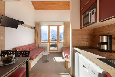Image de Appartement rénové 2 pièces au pied des pistes, Belle Plagne