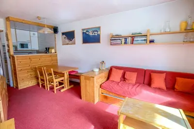 Image de Ski aux pieds, 2 pièces avec balcon au sud, Val Claret Tignes