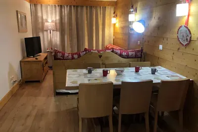 Image de Appartement chaleureux 7 pers · Accès direct aux pistes · Casier à skis · 2 salles de bain