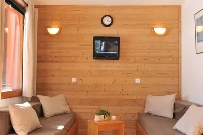 Image de Studio rénové au pied des pistes, balcon, pour 4 personnes