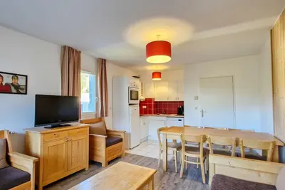 Image de Appartement spacieux au centre de Flaine Forêt · Balcon · Parking couvert