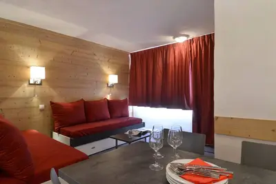 Image de Appartement rénové au cœur de la station, 2 pièces, balcon, proche pistes et commerces