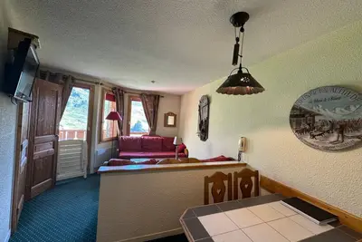 Image de Charmant appartement, au pied des pistes, balcon