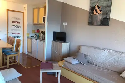 Image de Appart cosy, accès pistes, mezzanine, casier à skis, animaux admis