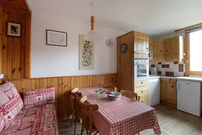 Image de Appartement chaleureux 5 pers, accès pistes, balcon, Wifi, animaux admis