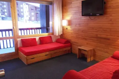 Image de Appartement tout confort, accès direct aux pistes, balcon, casier à ski
