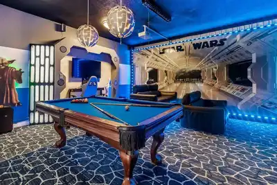 Last Minute Disney! Private Pool, Hot Tub, Game Room & Themed Bedrooms. Book Now! #36422