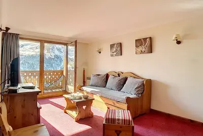 Image de Appartement spacieux et rénové, proche des pistes avec sauna, hammam, Wifi et balcon