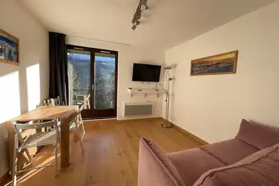 Image de Studio rénové à Flaine Forêt · Proche des pistes et commerces · Balcon sud · Confort pour 4 personnes