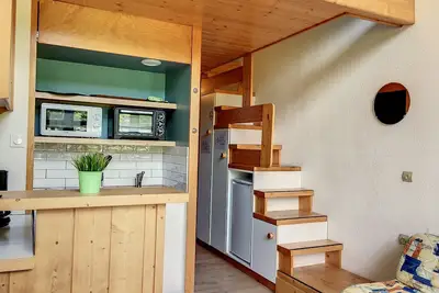 Image de Studio 4 pers · Proche pistes · Mezzanine · Balcon · Wifi gratuit