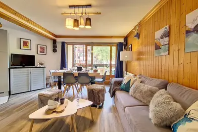 Image de Appartement lumineux 3 pièces · Balcon Sud/Ouest · Proche pistes et commerces · Non fumeur