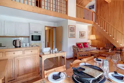 Image de Duplex spacieux aux pieds des pistes avec parking et balcon