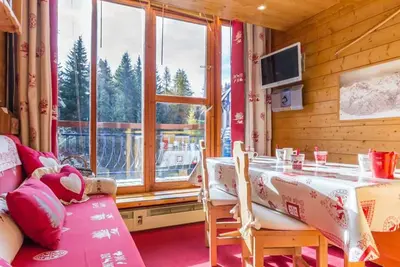 Image de Duplex confortable proche des pistes avec balcon