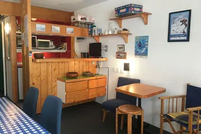 Image de Appartement ski aux pieds avec balcon et wifi