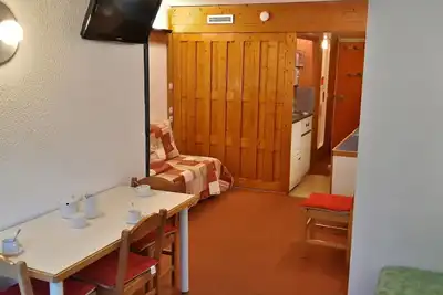 Image de Studio au pied des pistes avec balcon et wifi