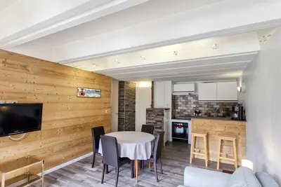 Image de Appartement confortable à Flaine - 150m des pistes - 6 pers, balcon, cuisine équipée, lave-linge
