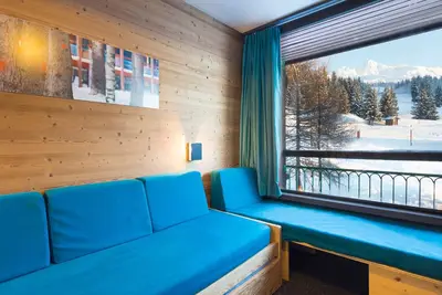 Image de Studio rénové, ski aux pieds, balcon sud, Arc 1800
