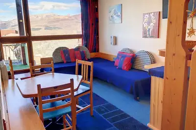 Image de Appartement Ski aux pieds avec Balcon et Wifi, 5 personnes
