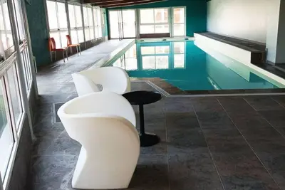 Image de 1er étage, piscine, sauna, terrasse, parking, télévision, 50m², Pra Loup