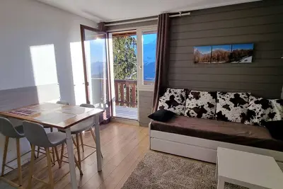 Image de Studio cabine cosy à La Rosière - Ski aux pieds, balcon sud, parking couvert, casier à skis