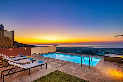 Villa Nektar with private ecologic pool and amazing view!