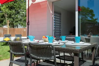Image de Belle maison de vacances pour 6 personnes avec Wifi, Tv, terrasse, animaux admis et parking