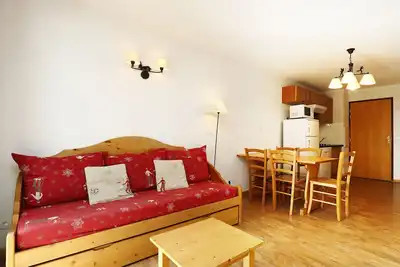 Image de Appt 4/6 pers, balcon vue montagne, piscine