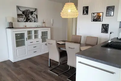 Image de Modern, high-quality vacation apartment, sauna, large balcony, sea view, close to the beach