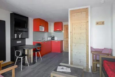 Image de Studio rénové Mont Blanc avec espace bien-être et parking