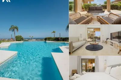 Maison de vacances moderne et luxueuse avec vue sur la mer à Benahavís