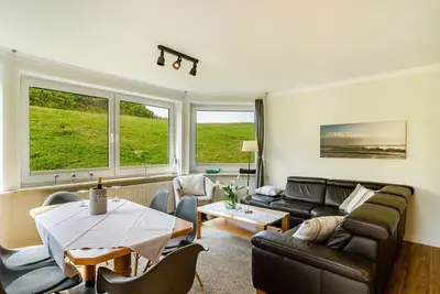 Image de Appartement 'Hus Uiterst-Hörn Steuerbord' avec jardin partagé et Wi-Fi