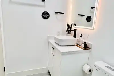 Cozy family house with unique style