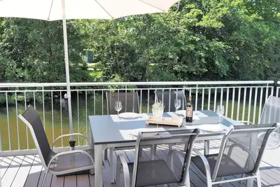 Image de Gepflegtes Ferienhaus, Sauna, Süd-terrasse, Loggia mit Meerblick, Wäschepakete
