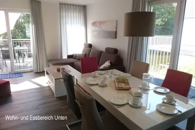 Image de Gepflegtes Ferienhaus, Sauna, Süd-terrasse, Loggia mit Meerblick, Wäschepakete