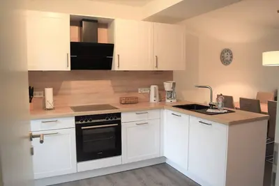 Image de Modern vacation home, sauna, south-facing terrace, loggia with sea view, pets