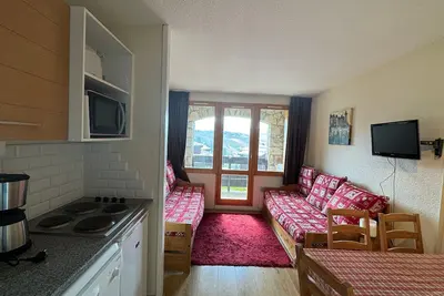 Image de Appartement confortable au pied des pistes avec balcon et parking