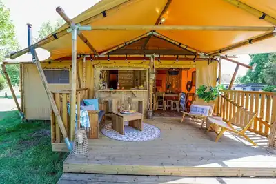 Image de Glamping safari tent for five persons