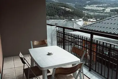 Image de Studio à Jausiers avec terrasse, piscine, parking et garage - 4 pers, 27m²