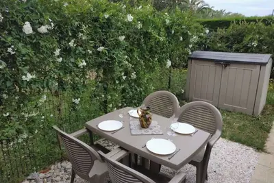 Image de Studio 2 étoiles jardin 3 personnes 300m plage d Argelès sur mer